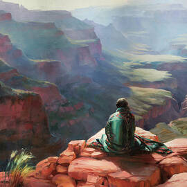 Serenity Painting by Steve Henderson - Metal Posters