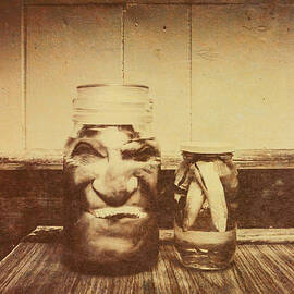 Severed and Preserved Head and Hand in Jars by Jorgo Photography