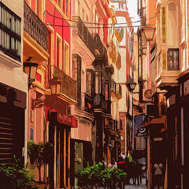 Seville, the colorful streets of Spain - 02 by AM FineArtPrints