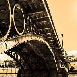 Seville - Triana bridge vintage by AM FineArtPrints