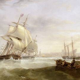 Shipping off Hartlepool by John Wilson Carmichael