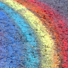 Sidewalk Rainbow  by Olivier Le Queinec
