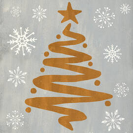 Silver Gold Tree by Debbie DeWitt