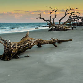 Sunset on Jekyll Island by Louis Dallara