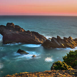 Southern Oregon Coast Sunset by Russell Wells