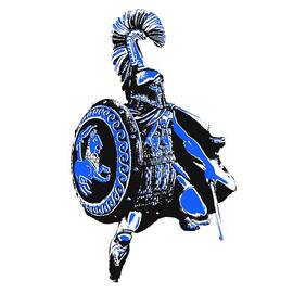 Spartan hoplite warrior by AM FineArtPrints