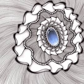 Spinning Gemstone Flower by Jan Steinle