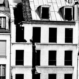 Split roof of a demolished building in Paris by Sami Sarkis Photography