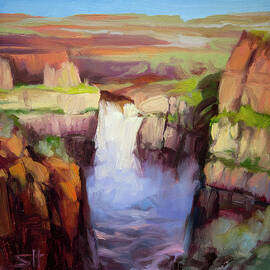 Spring at Palouse Falls by Steve Henderson