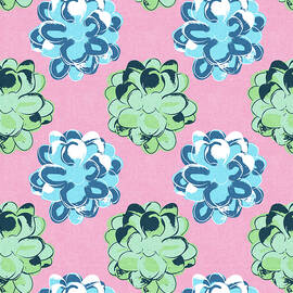 Spring Succulents- Art by Linda Woods by Linda Woods