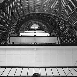 St. Augustine Lighthouse Spiral Staircase III by Clarence Holmes