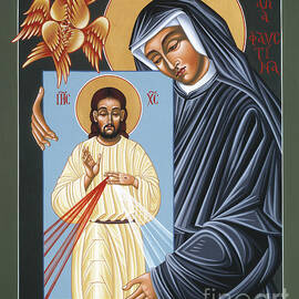 St Faustina Kowalska Apostle of Divine Mercy 094 by William Hart McNichols