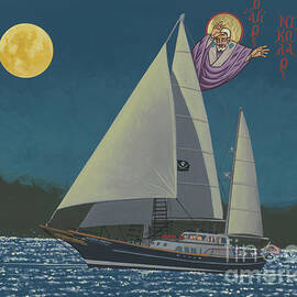 St Nicholas Patron of Children, Sailors and Sea Shepherds- 296 by William Hart McNichols
