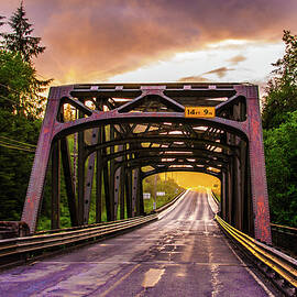 Steel Bridge after Rain by Miroslav Liska