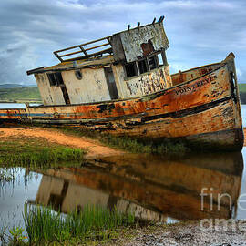 Storm Clouds Over The S S Point Reyes by Adam Jewell