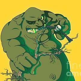 Storybook ogre shooting heads by Jorgo Photography