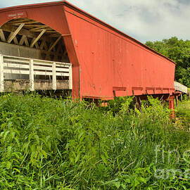 Summer At The Roseman Covered Bridge by Adam Jewell