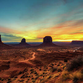 Sunrise over Monument Valley, Arizona by Miroslav Liska