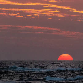 Sunset at Kekaha Beach, Hawaii by Mary Lee Dereske