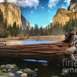 Sunset At Yosemite Valley View by Adam Jewell