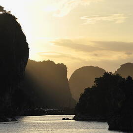 Sunset on Halong Bay by Sami Sarkis Photography