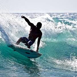 Surfin is Easy - Kekaha Beach by Debra Banks