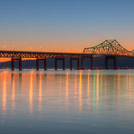 Tappan Zee Bridge after Sunset II by Clarence Holmes