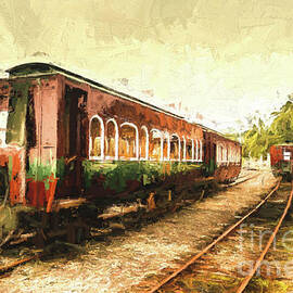 Tasmania West Coast Wilderness Train Art by Jorgo Photography