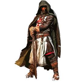 Templar Medieval Warrior by AM FineArtPrints
