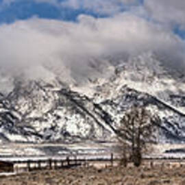 Teton Mormon Homestead Panorama by Adam Jewell