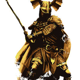 Teutonic Medieval Knight - 2  by AM FineArtPrints