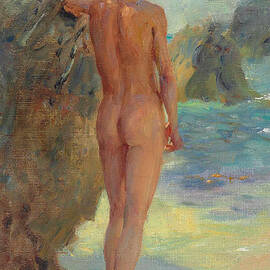 The bather, 1912 by Henry Scott Tuke
