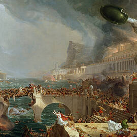 The Course of Empire - Destruction by Thomas Cole