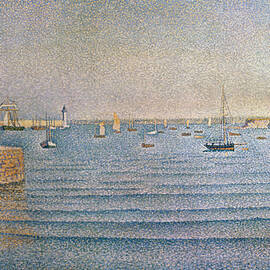 The Harbour at Portrieux by Paul Signac