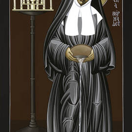 The Kenosis of St Bernadette of Lourdes 063 by William Hart McNichols