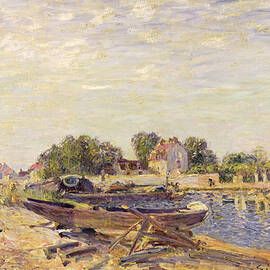 The Loing at Saint Mammes 1885 by Alfred Sisley