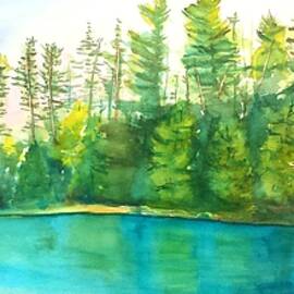 The Point Resort Boathouse Saranac Lake NY by Carlin Blahnik CarlinArtWatercolor
