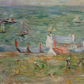 The Port of Gorey on Jersey by Berthe Morisot