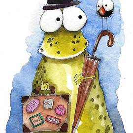 The traveler by Lucia Stewart