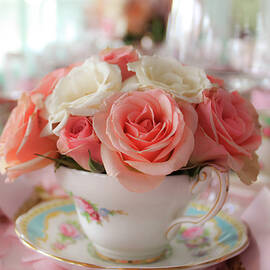 Teacup Roses by Alison Frank