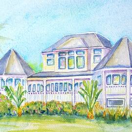 Thistle Lodge Casa Ybel Resort  by Carlin Blahnik CarlinArtWatercolor