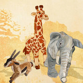 Three Little Friends by Angeles M Pomata