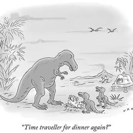 Time traveller for dinner again by Kim Warp