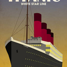 Titanic Ocean Liner by Michael Tompsett