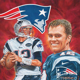 TOM BRADY -  THE GREATEST by Dick Bobnick