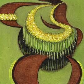 Tommervik Abstract Hula Dancer Hawaii Art Print by Tommervik