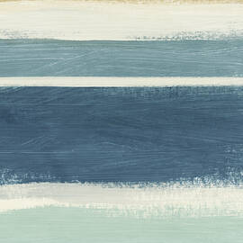 Tranquil Stripes- Art by Linda Woods by Linda Woods