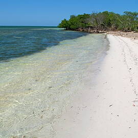 Transparent water and white sandy beach by Sami Sarkis Photography