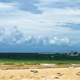 Tropical Beach Seascape by Georgia Clare