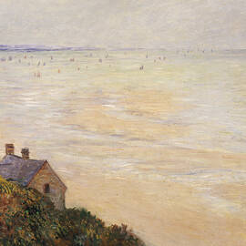 The Hut at Trouville, Low Tide, 1881 by Claude Monet
